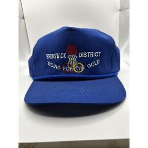 Vintage 1996 Olympics brunswick district. Going for the gold. VTG trucker hat